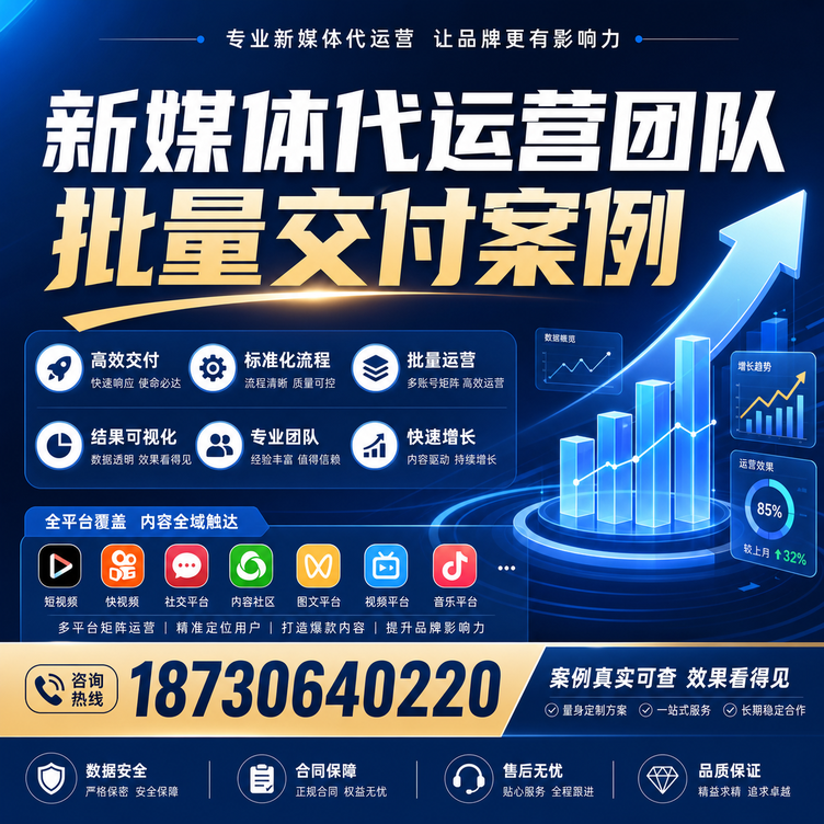 阿拉尔代运营公司多客户账号批量高效交付案例